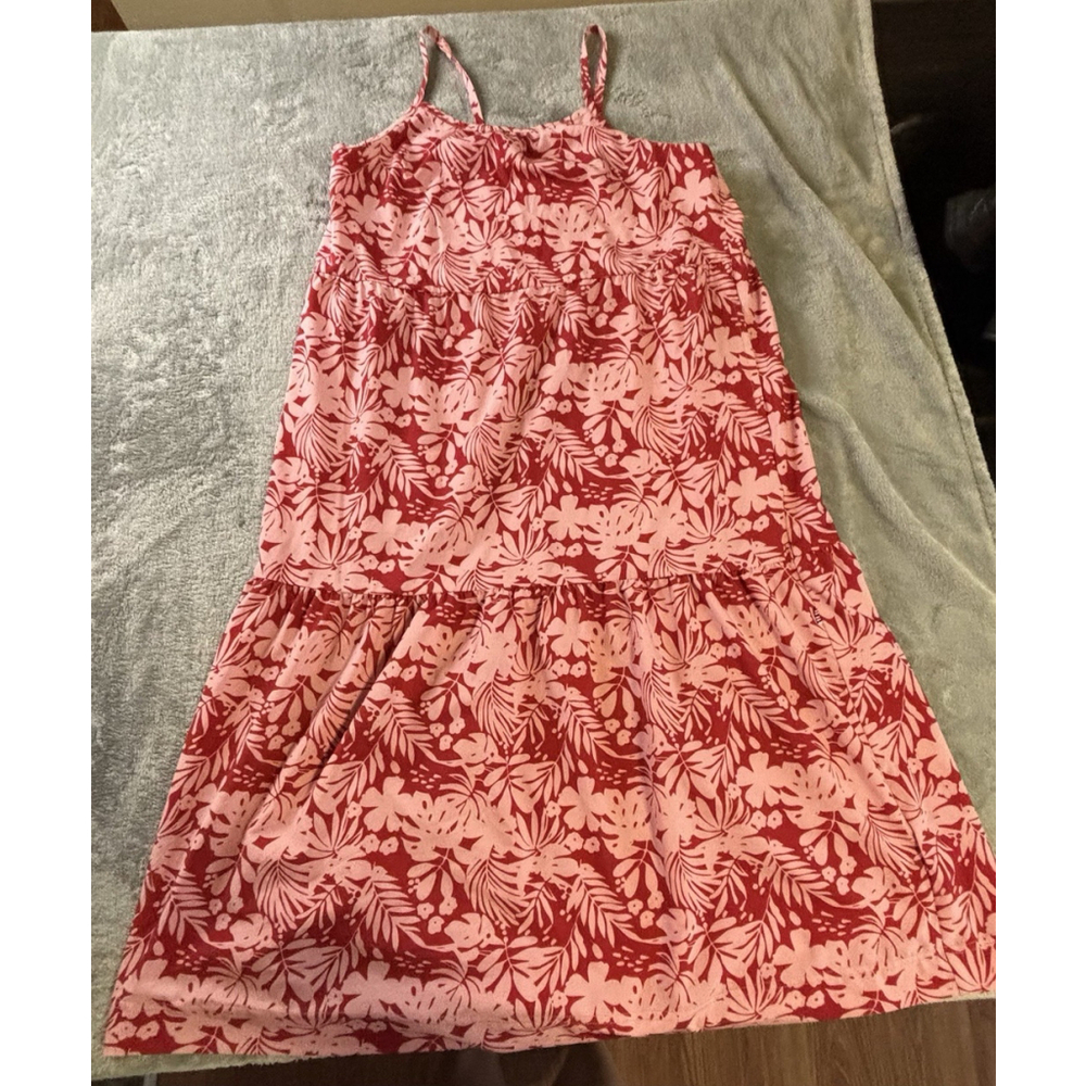 Mondetta Girls' Casual Dresses with Ruffle Details,Multi, L(14/16)